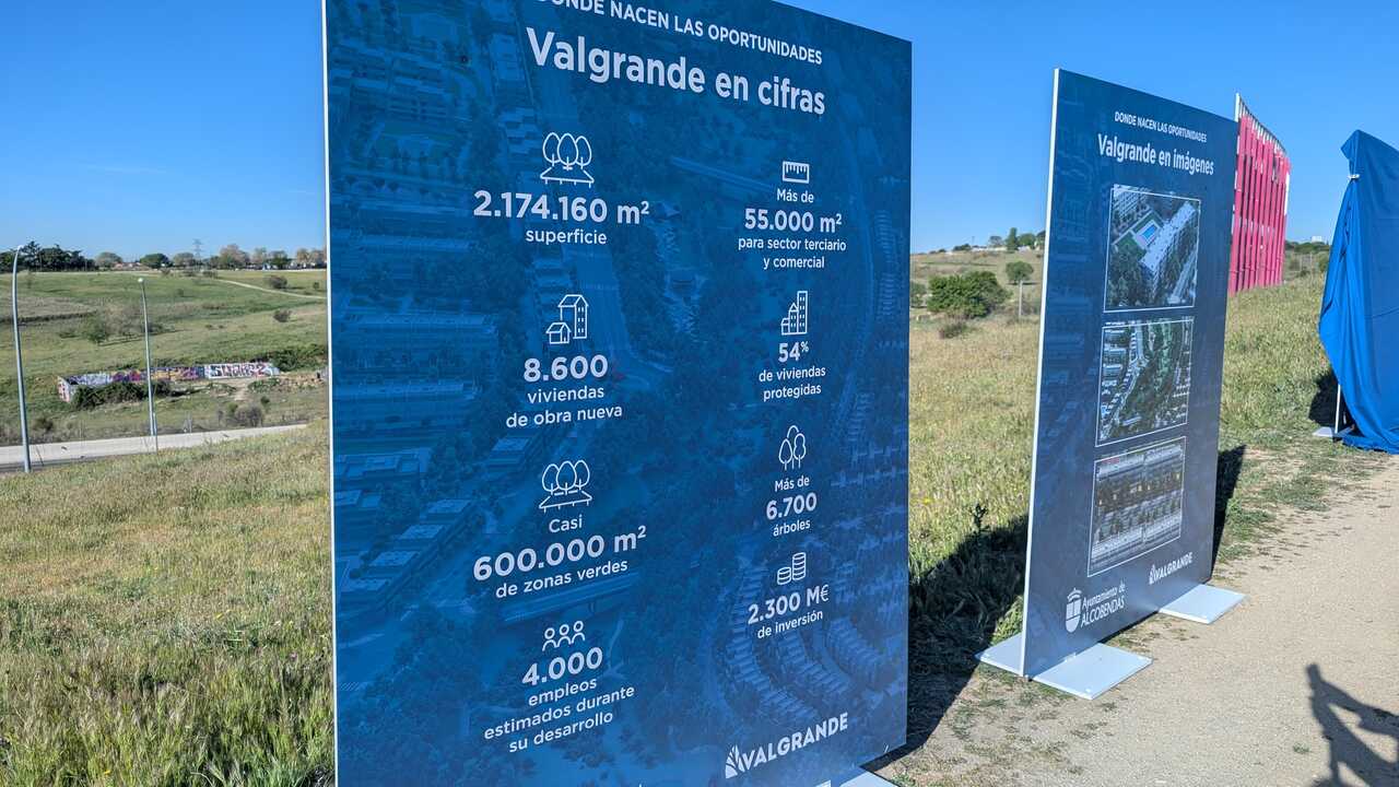 La presentación del proyecto Los Carriles-Valgrande de Alcobendas.